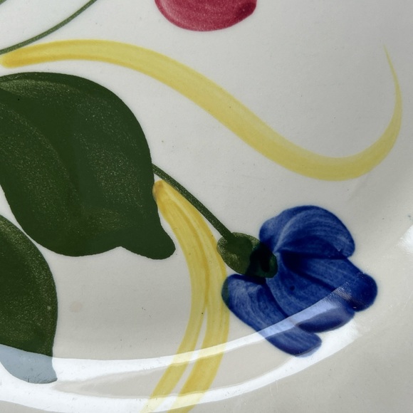 Vintage BLUE RIDGE Southern Pottery CHRYSANTHEMUM Large Oval Platter Plate 14x11 - Picture 5 of 9